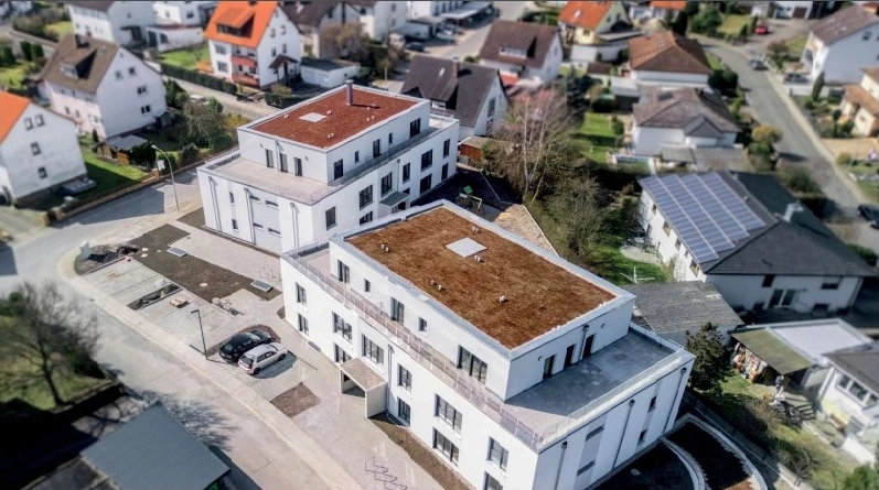Luftbild des Wohnquartiers Hemhofen Zeckern