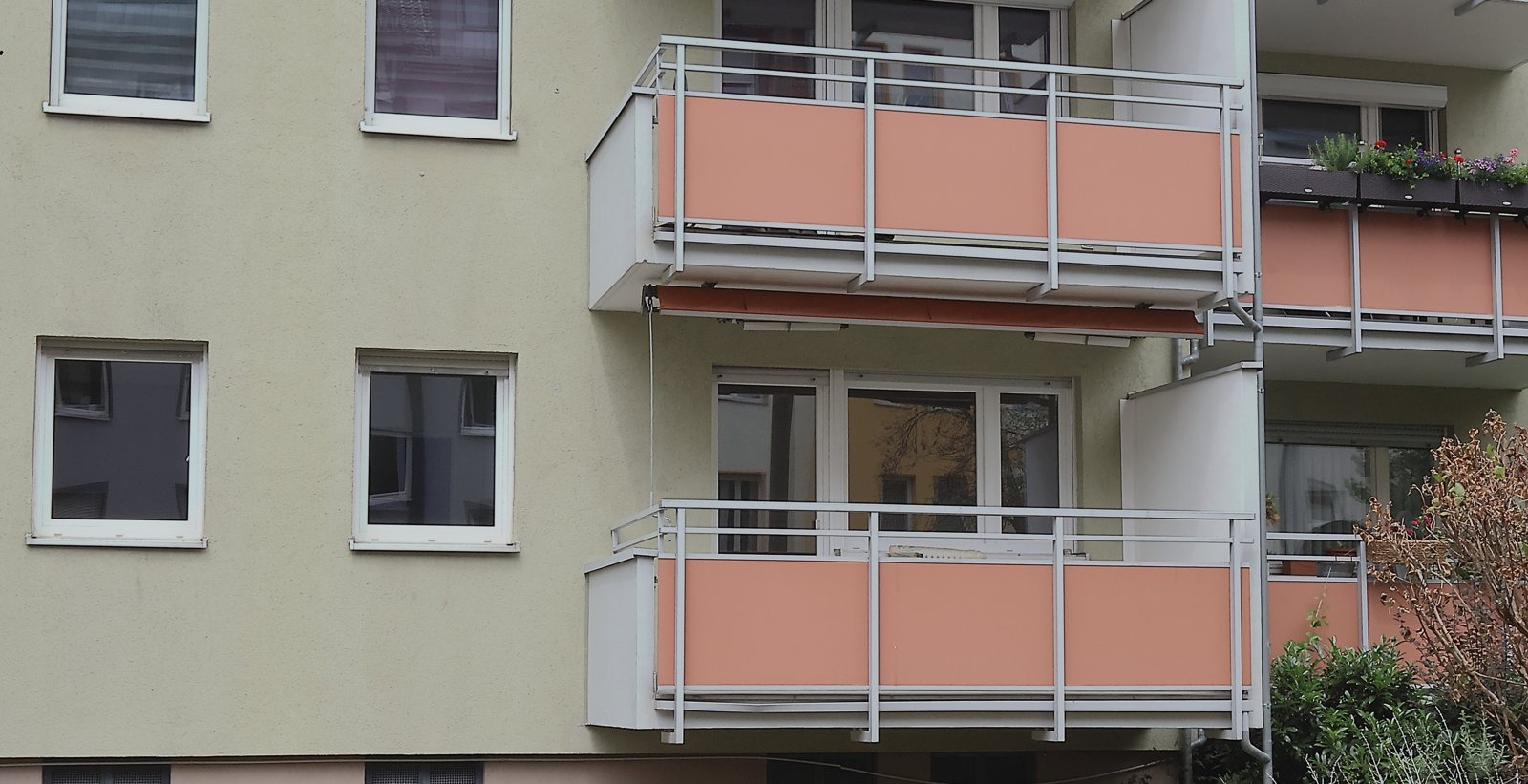 Hausansicht der Mietwohnung in Nürnberg St. Peter